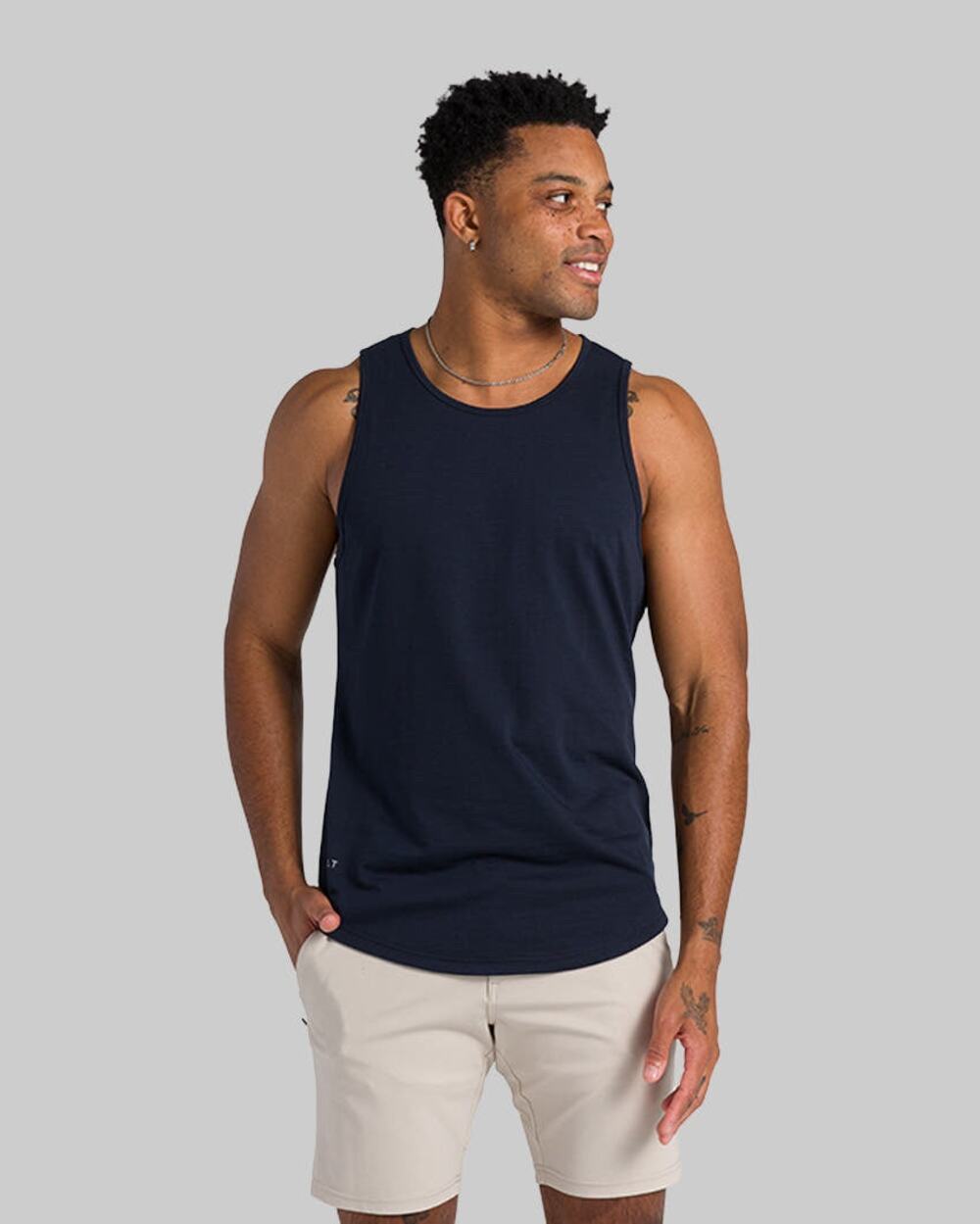 BYLT | Men’s Size Medium Signature Drop Cut Tank Top Activewear Workout Gym